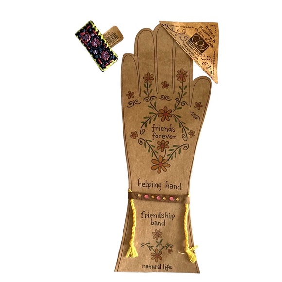 Natural Life Helping Hands Friendship Bracelet & Hair Clip - Picture 7 of 8